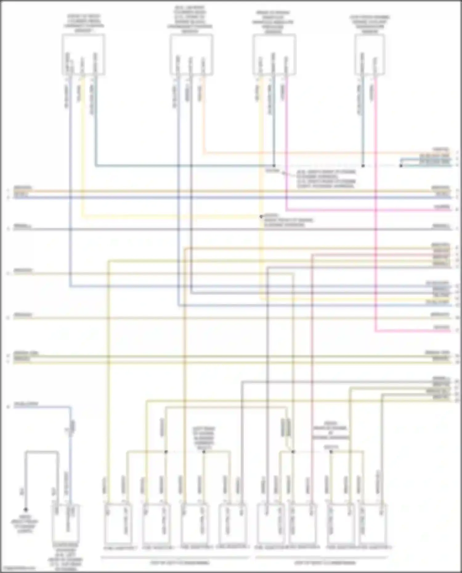 Durango SRT Dodge III facelift 2 (2020-2024): Wiring diagram engine performance 5.7l (4 of 6)
