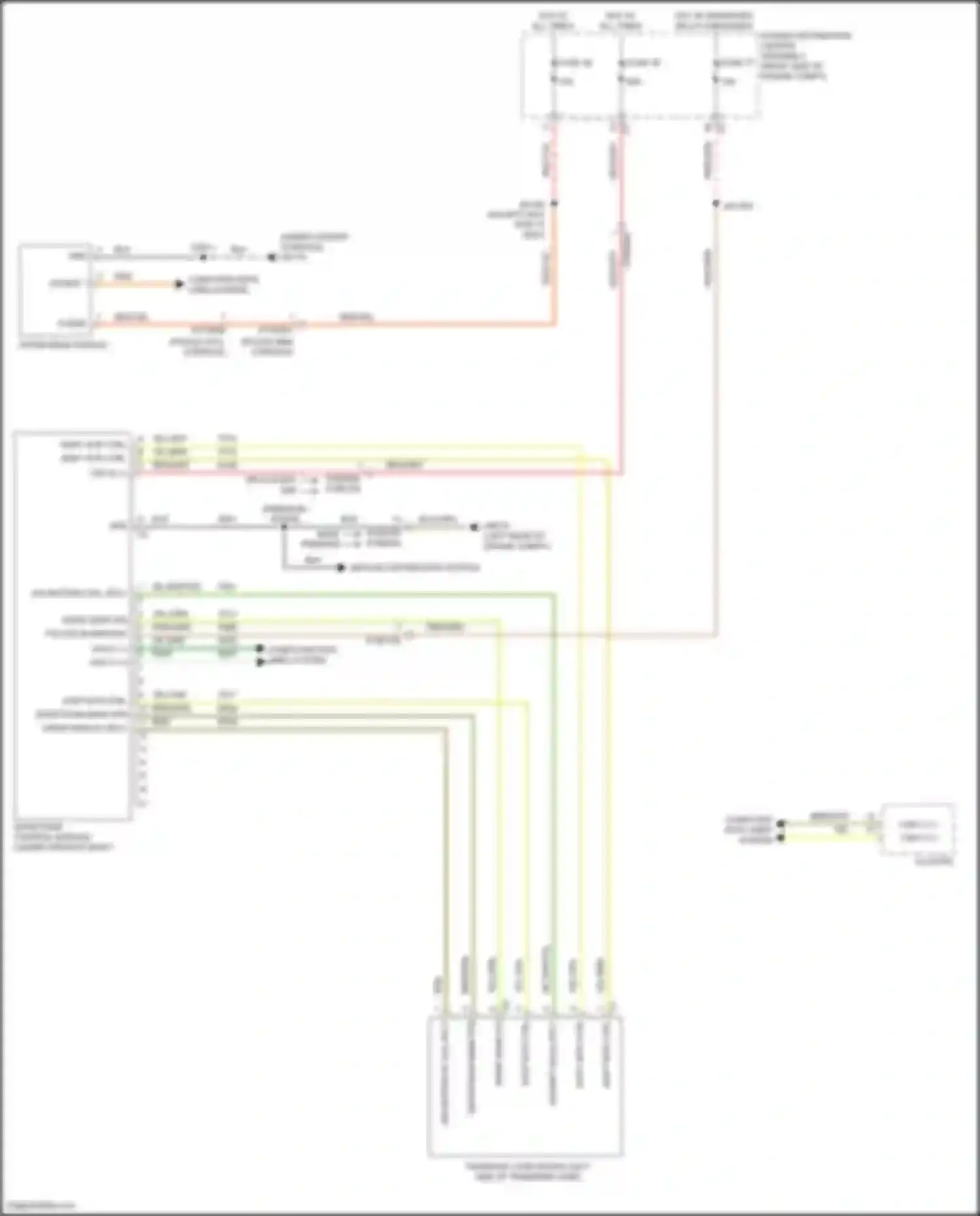 Durango SRT Dodge III facelift 2 (2020-2024): Transfer case circuit