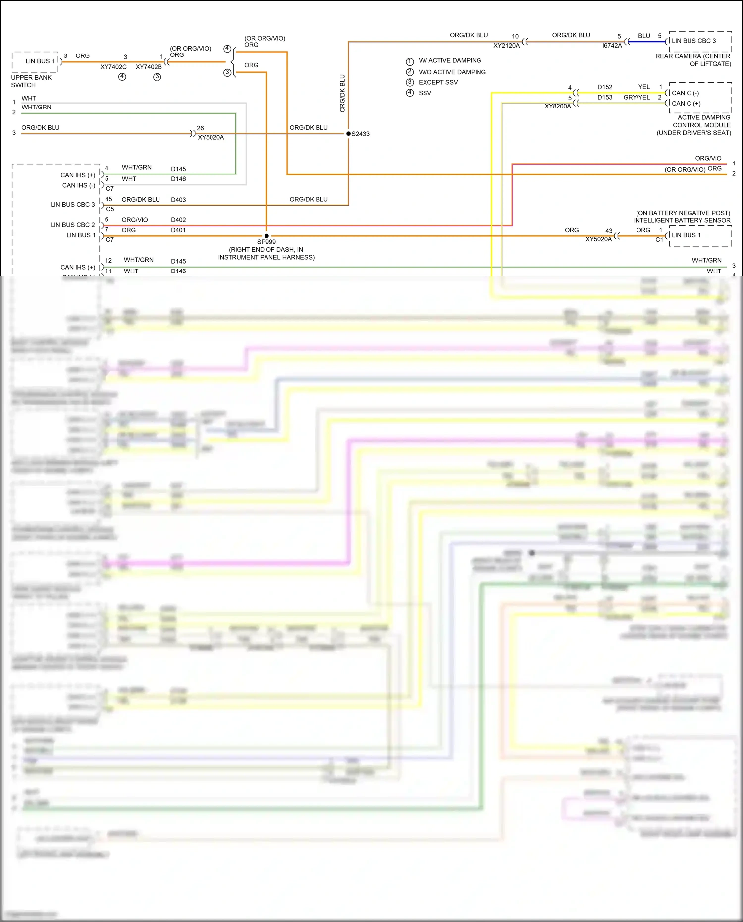 Dodge Durango SRT III facelift 2 (2020-2024) active damping control module wiring diagram  (1 of 3)