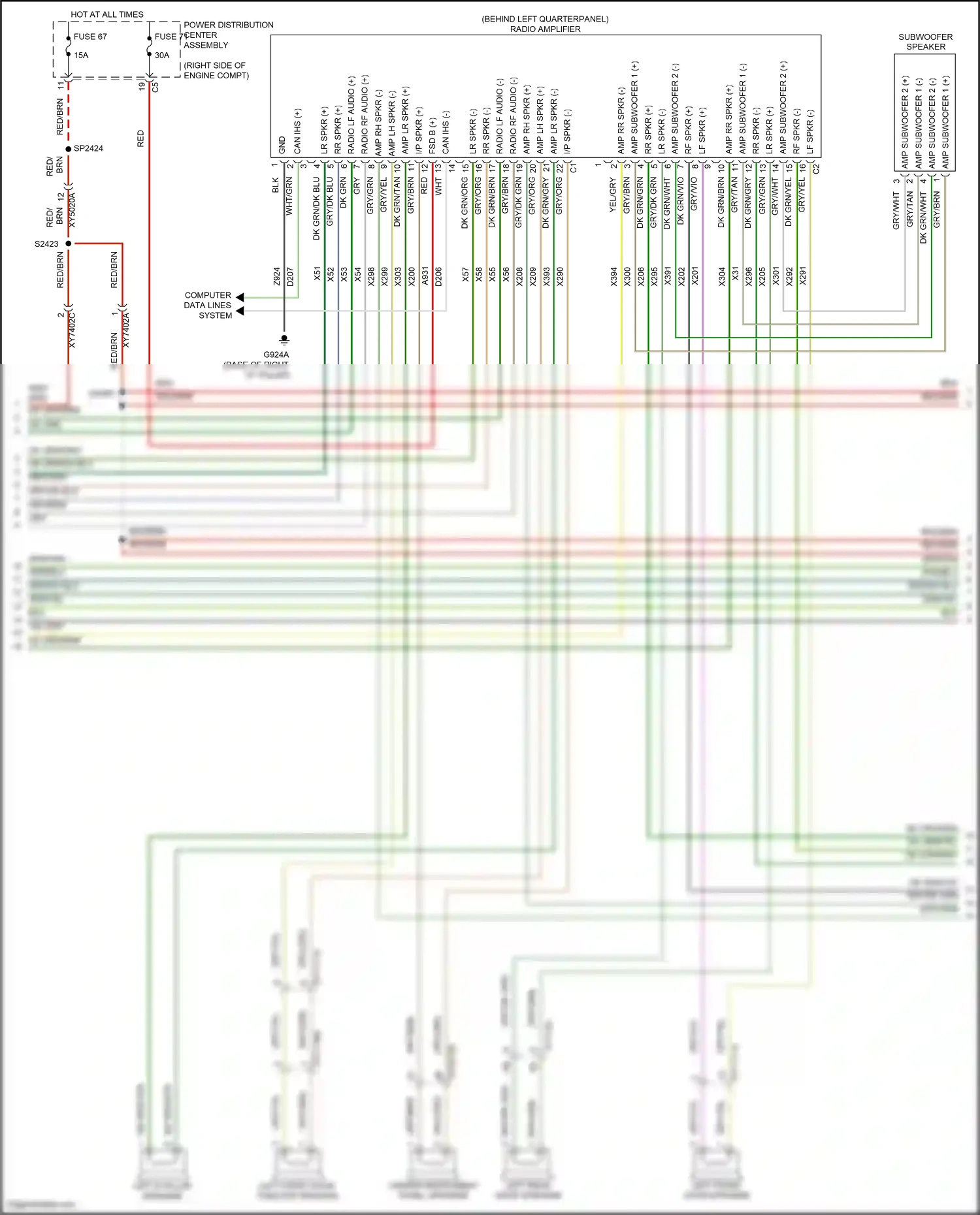 Dodge Durango SRT III facelift 2 (2020-2024) computer data lines system wiring diagram  (36 of 117)