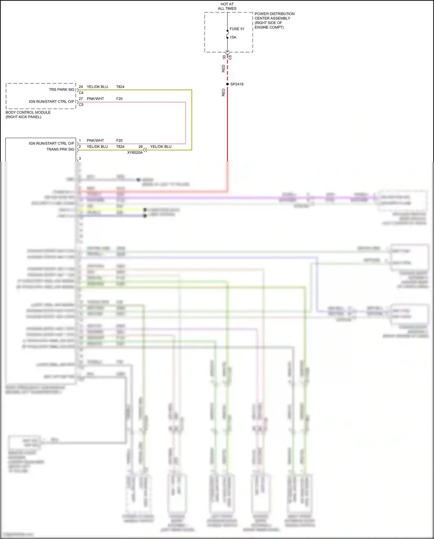 Dodge Durango SRT III facelift 2 (2020-2024) computer data lines system wiring diagram  (88 of 117)
