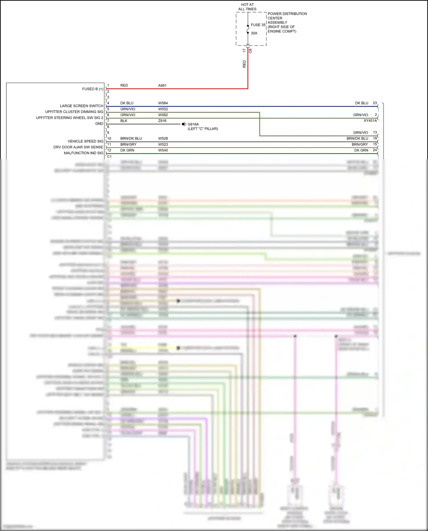 Dodge Durango SRT III facelift 2 (2020-2024) computer data lines system wiring diagram  (90 of 117)