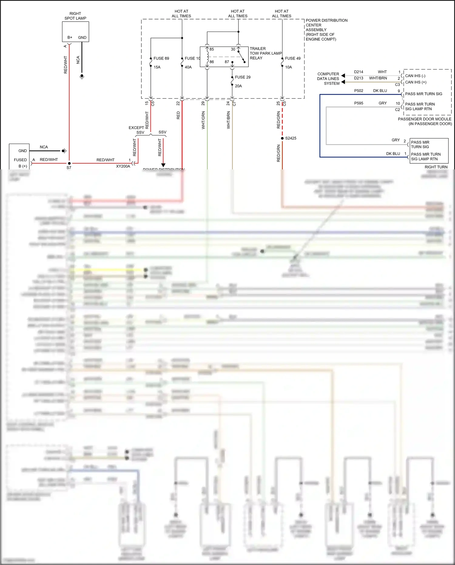 Dodge Durango SRT III facelift 2 (2020-2024) computer data lines system wiring diagram  (45 of 117)