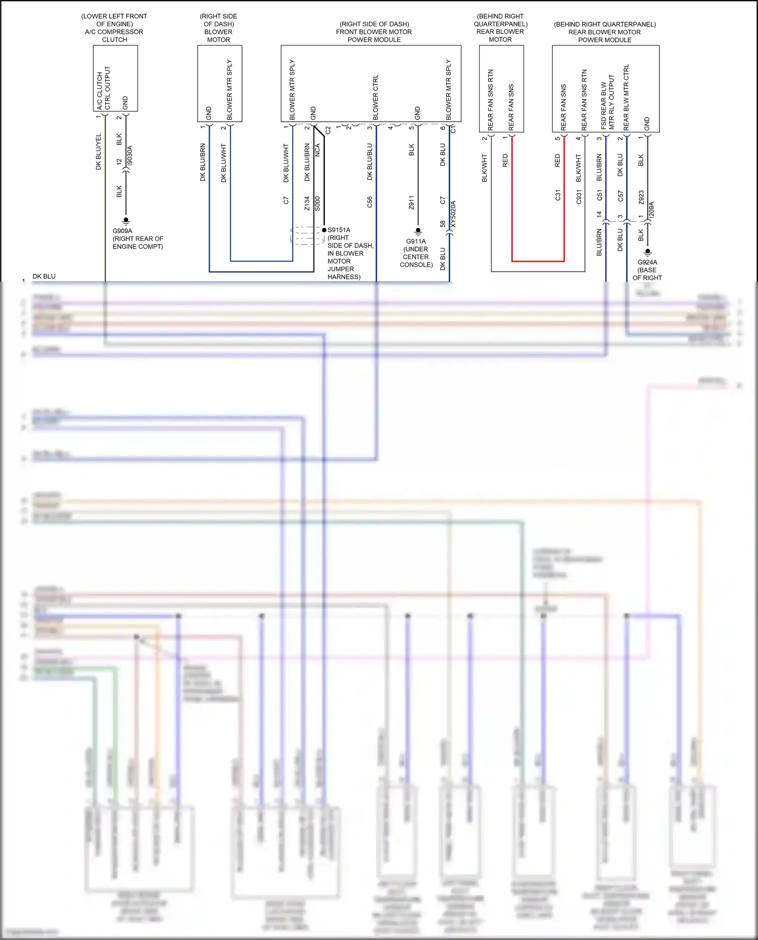 Dodge Durango SRT III facelift 2 (2020-2024) ctrl output wiring diagram  (2 of 3)