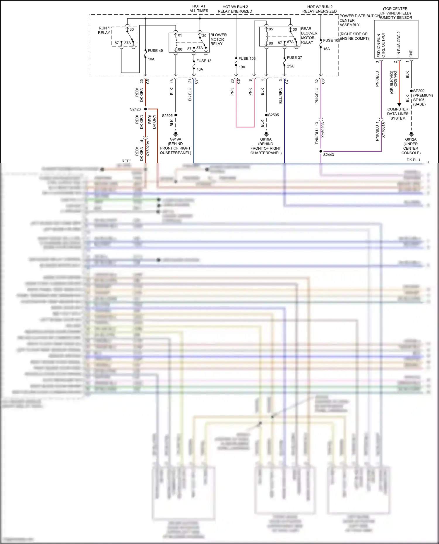 Dodge Durango SRT III facelift 2 (2020-2024) ctrl output wiring diagram  (1 of 3)