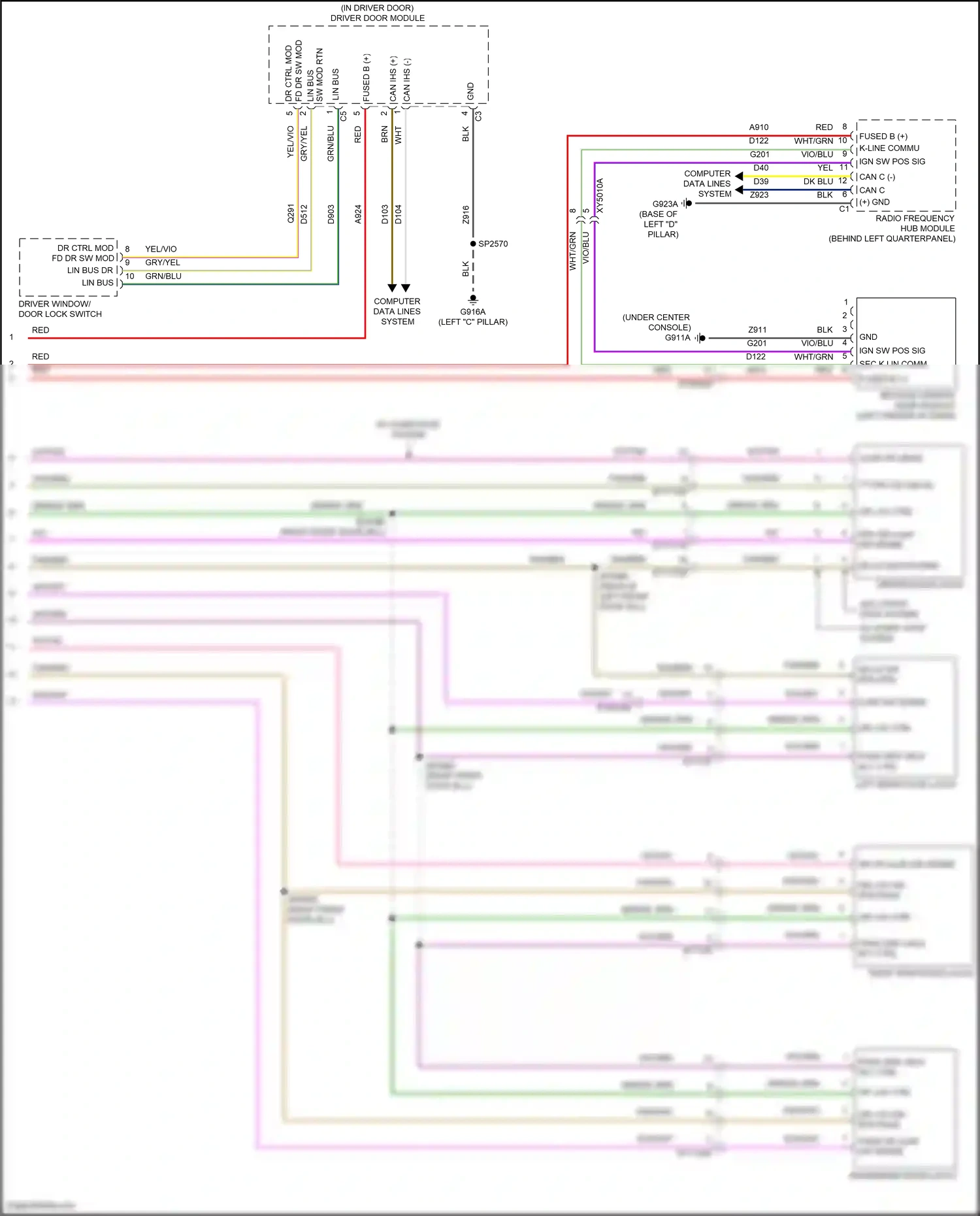 Dodge Durango SRT III facelift 2 (2020-2024) keyless ignition node module wiring diagram  (4 of 9)