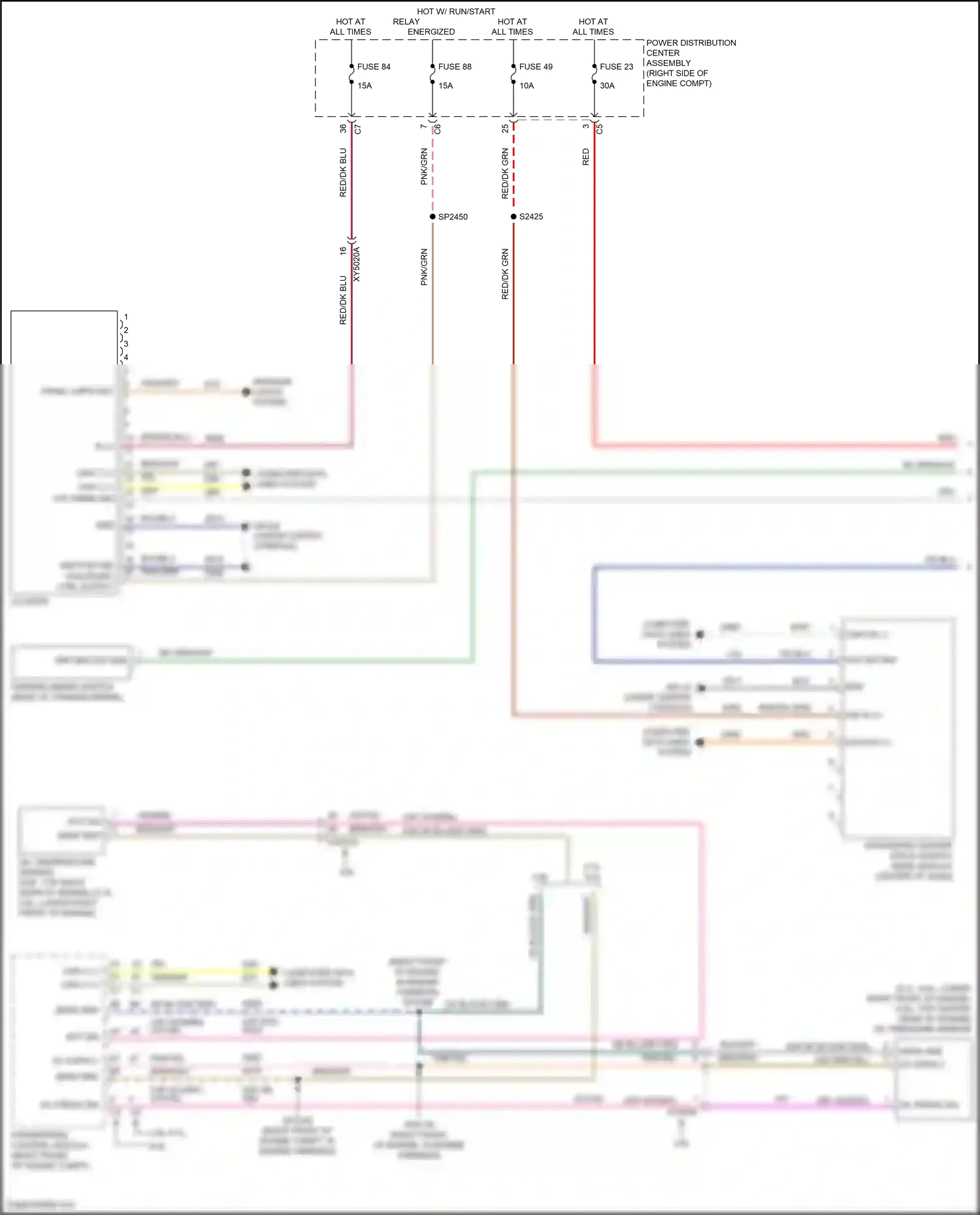 Dodge Durango SRT III facelift 2 (2020-2024) powertrain control module wiring diagram  (4 of 25)