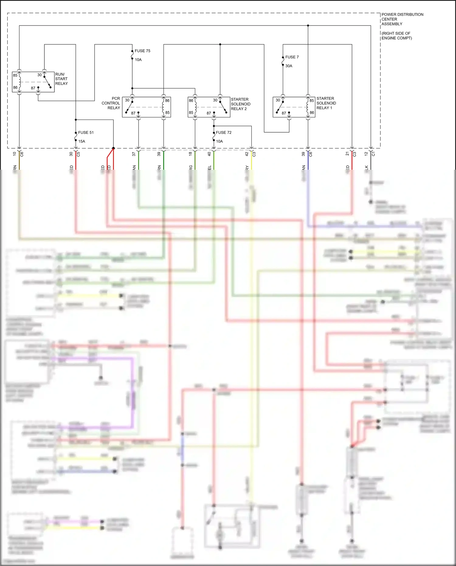 Dodge Durango SRT III facelift 2 (2020-2024) pull- in wiring diagram  (1 of 3)