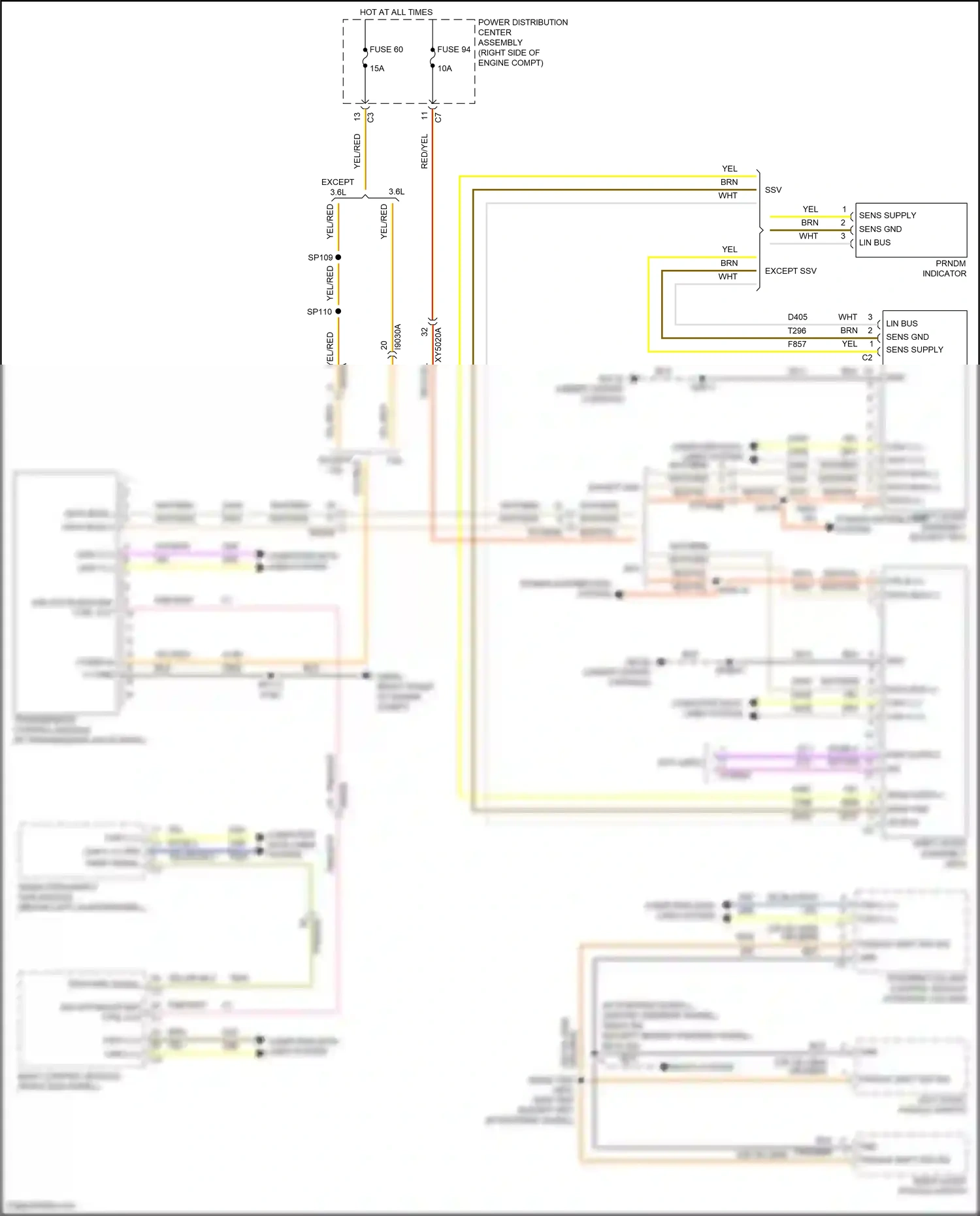 Dodge Durango SRT III facelift 2 (2020-2024) steering column control module wiring diagram  (1 of 19)