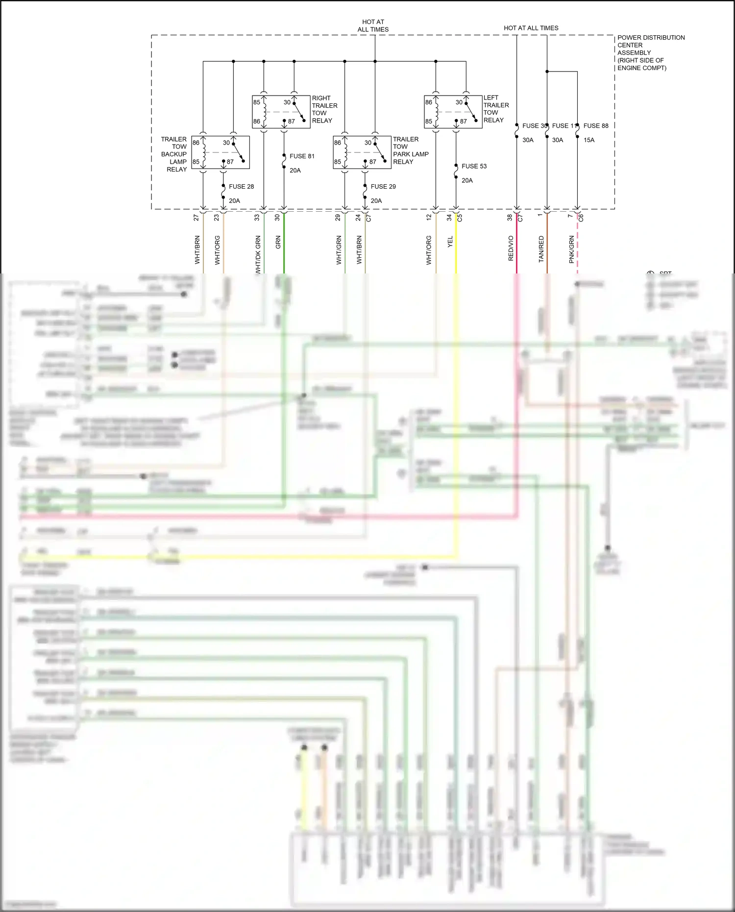 Dodge Durango SRT III facelift 2 (2020-2024) sw decrease wiring diagram  (1 of 1)