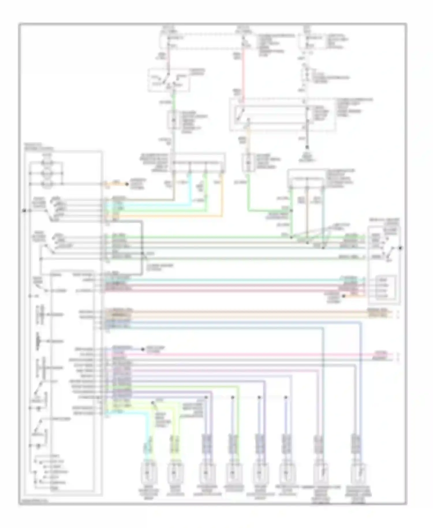 Durango Dodge I (1997-2003): A/c circuit (1 of 2)