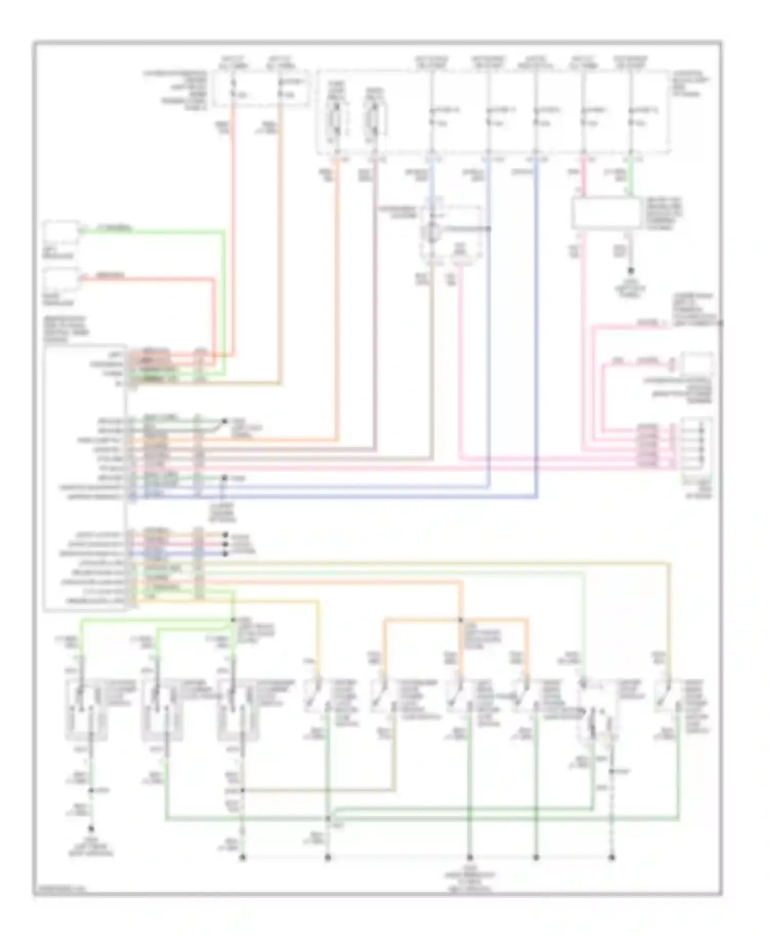 Durango Dodge I (1997-2003): Anti-theft circuit
