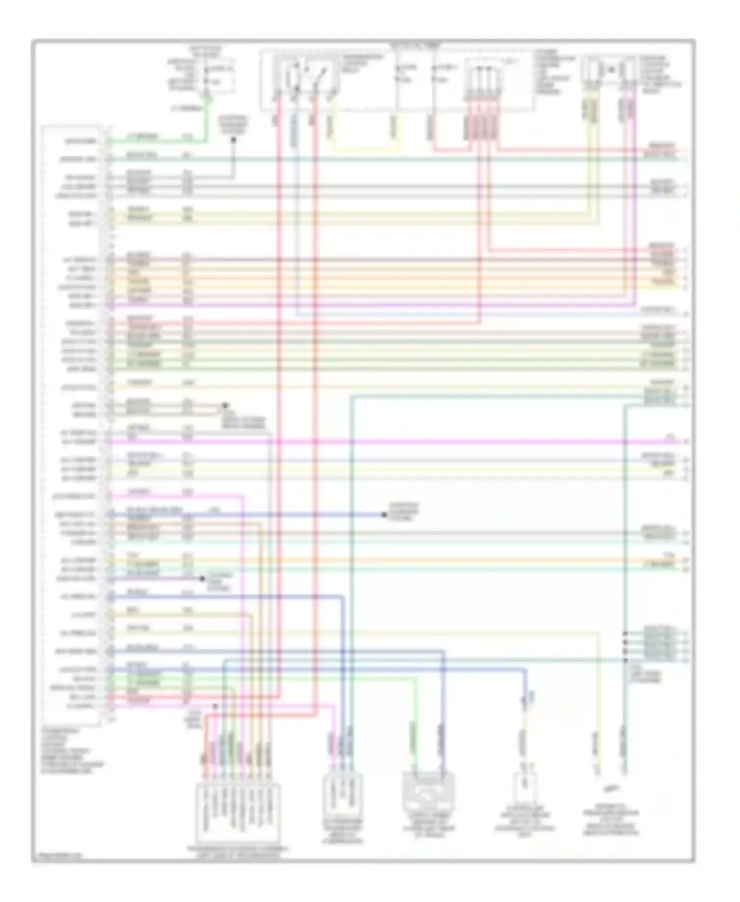 Durango Dodge I (1997-2003): Wiring diagram engine performance 5.9ls (1 of 4)