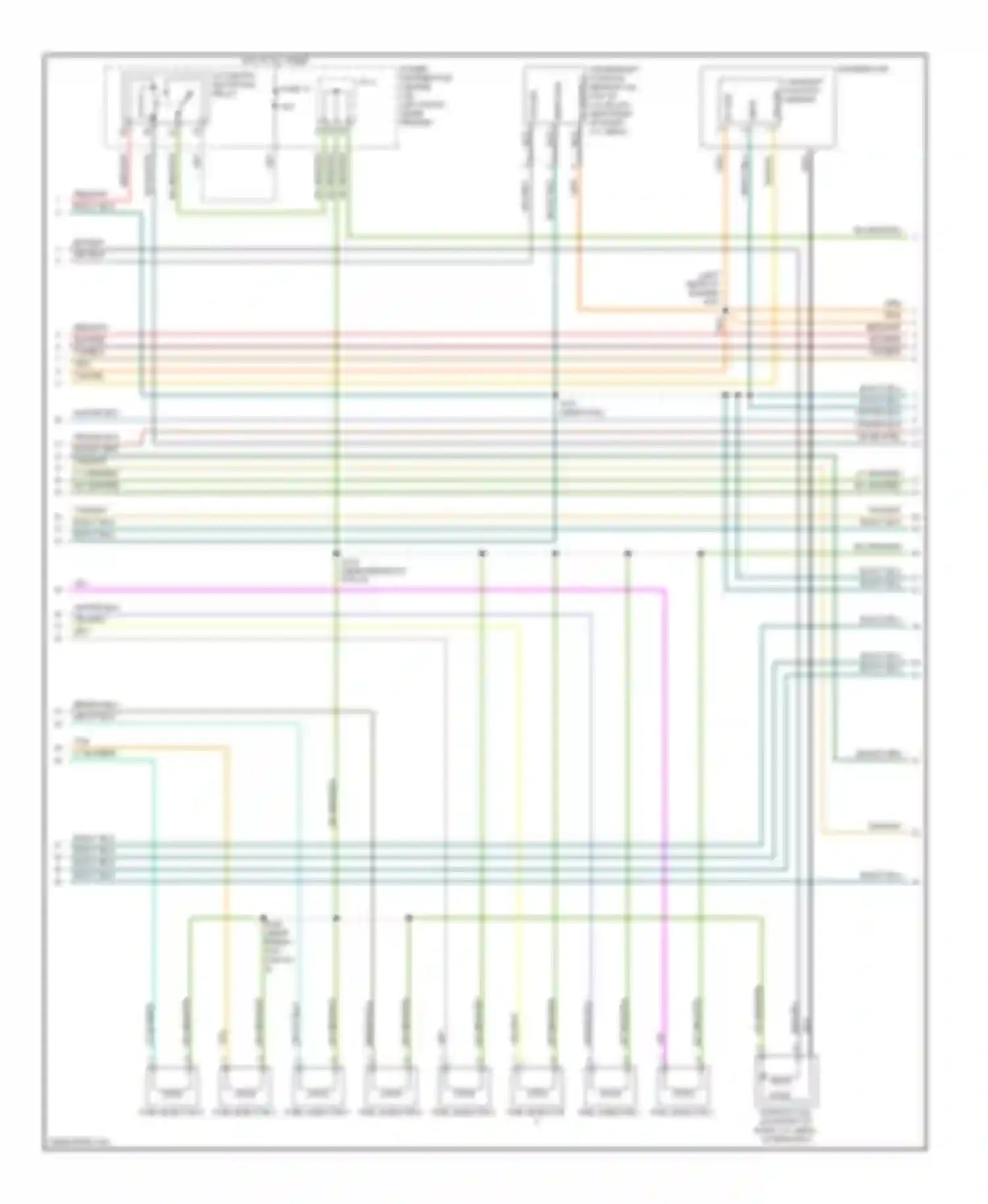 Durango Dodge I (1997-2003): Wiring diagram engine performance 5.9ls (2 of 4)