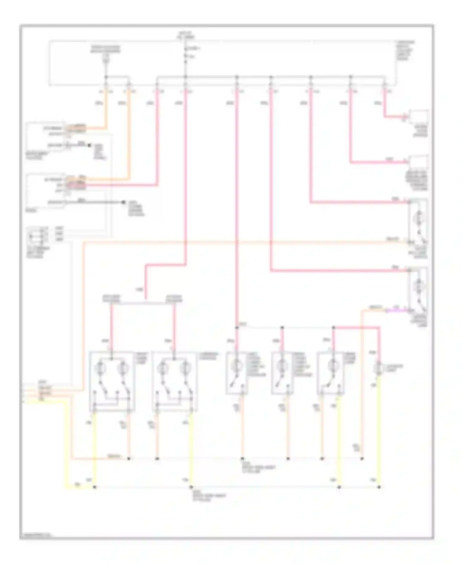 Durango Dodge I (1997-2003): Interior light circuit (2 of 2)