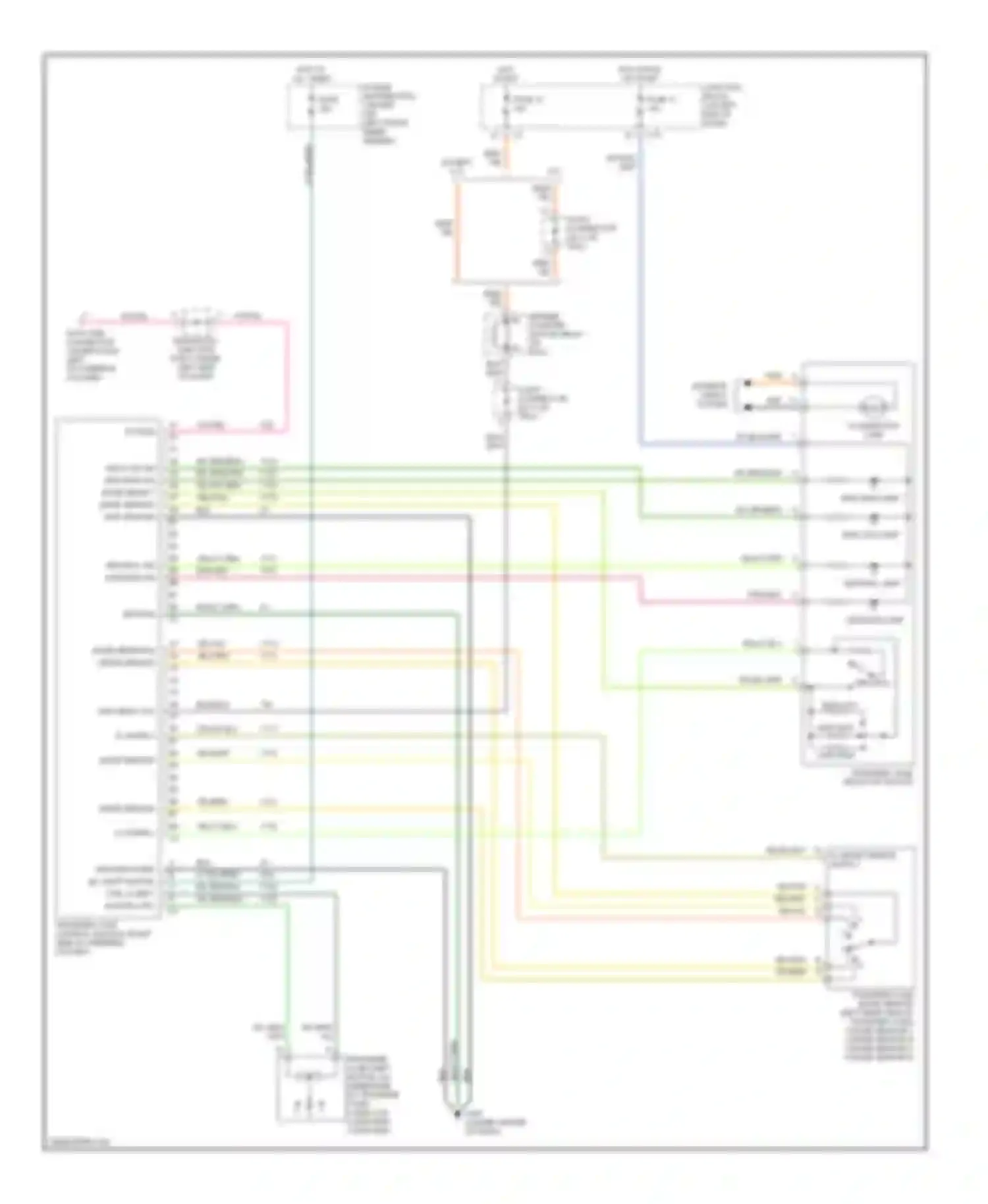 Durango Dodge I (1997-2003): Transfer case circuit