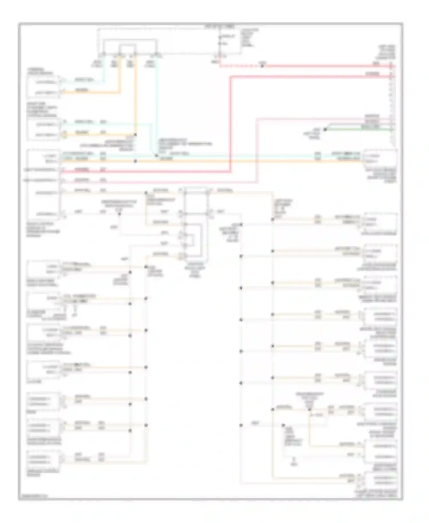 Durango Dodge II facelift (2006-2009): Computer data lines circuit