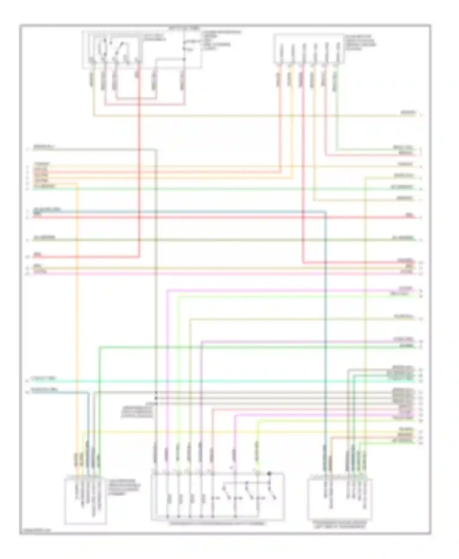 Durango Dodge II facelift (2006-2009): Wiring diagram engine performance 3.7l (5 of 6)