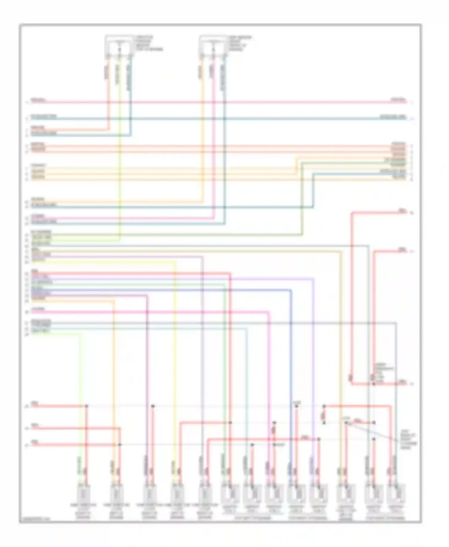 Durango Dodge II facelift (2006-2009): Wiring diagram engine performance 4.7l flex fuel (3 of 6)
