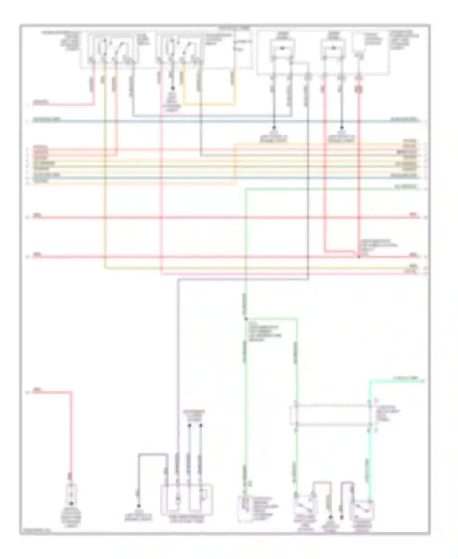 Durango Dodge II facelift (2006-2009): Wiring diagram engine performance 4.7l flex fuel (4 of 6)