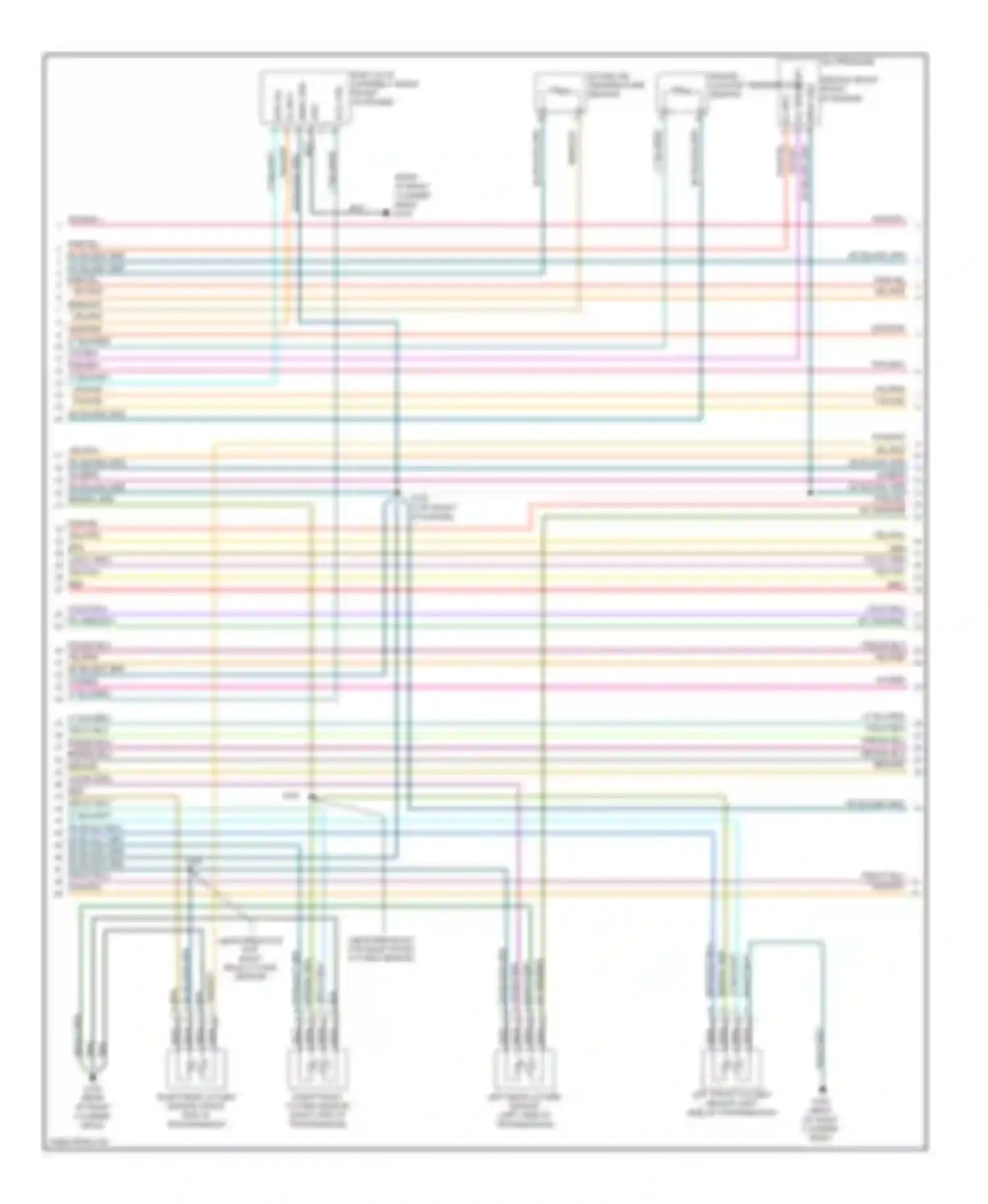 Durango Dodge II facelift (2006-2009): Wiring diagram engine performance 5.7l (2 of 6)
