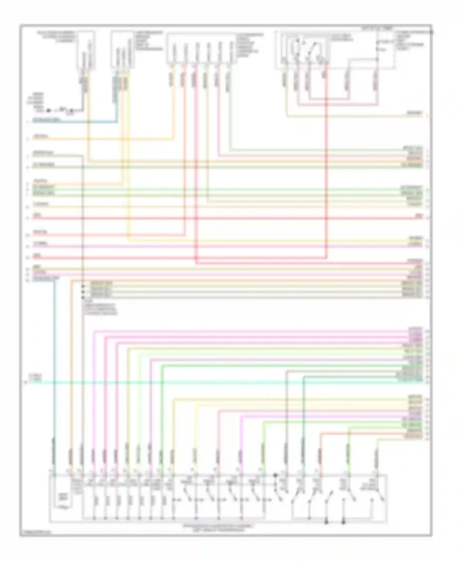 Durango Dodge II facelift (2006-2009): Wiring diagram engine performance 5.7l (5 of 6)
