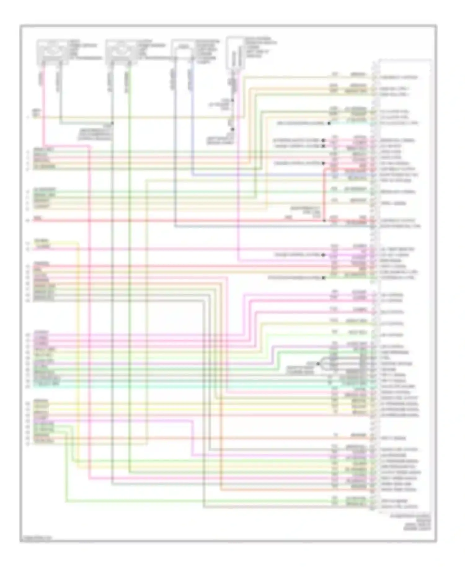 Durango Dodge II facelift (2006-2009): Wiring diagram engine performance 5.7l (6 of 6)