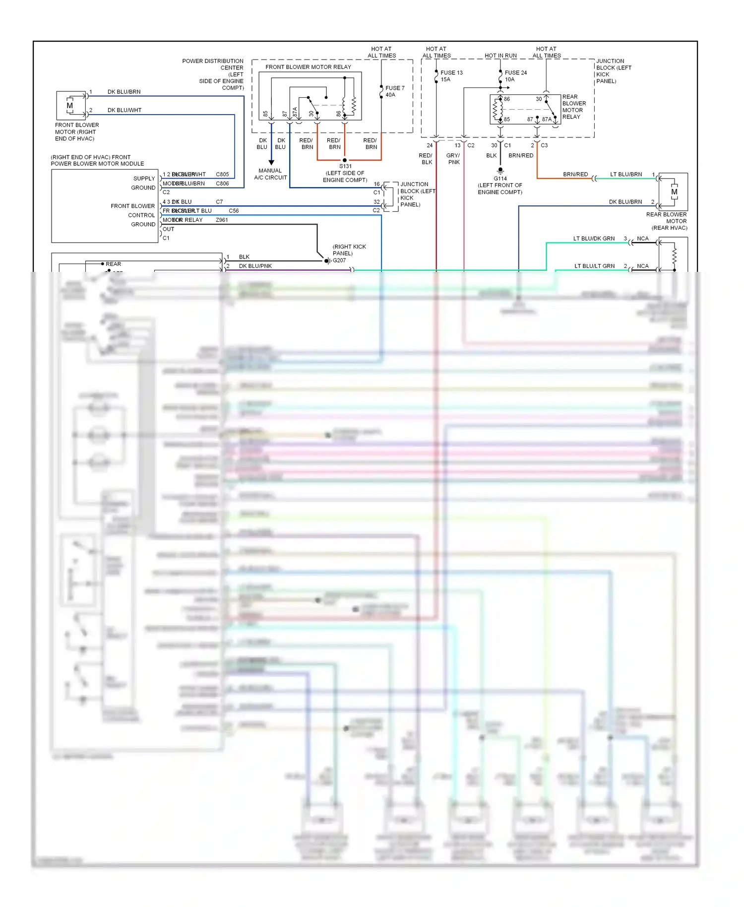 Dodge Durango II facelift (2006-2009) blu wiring diagram  (11 of 11)