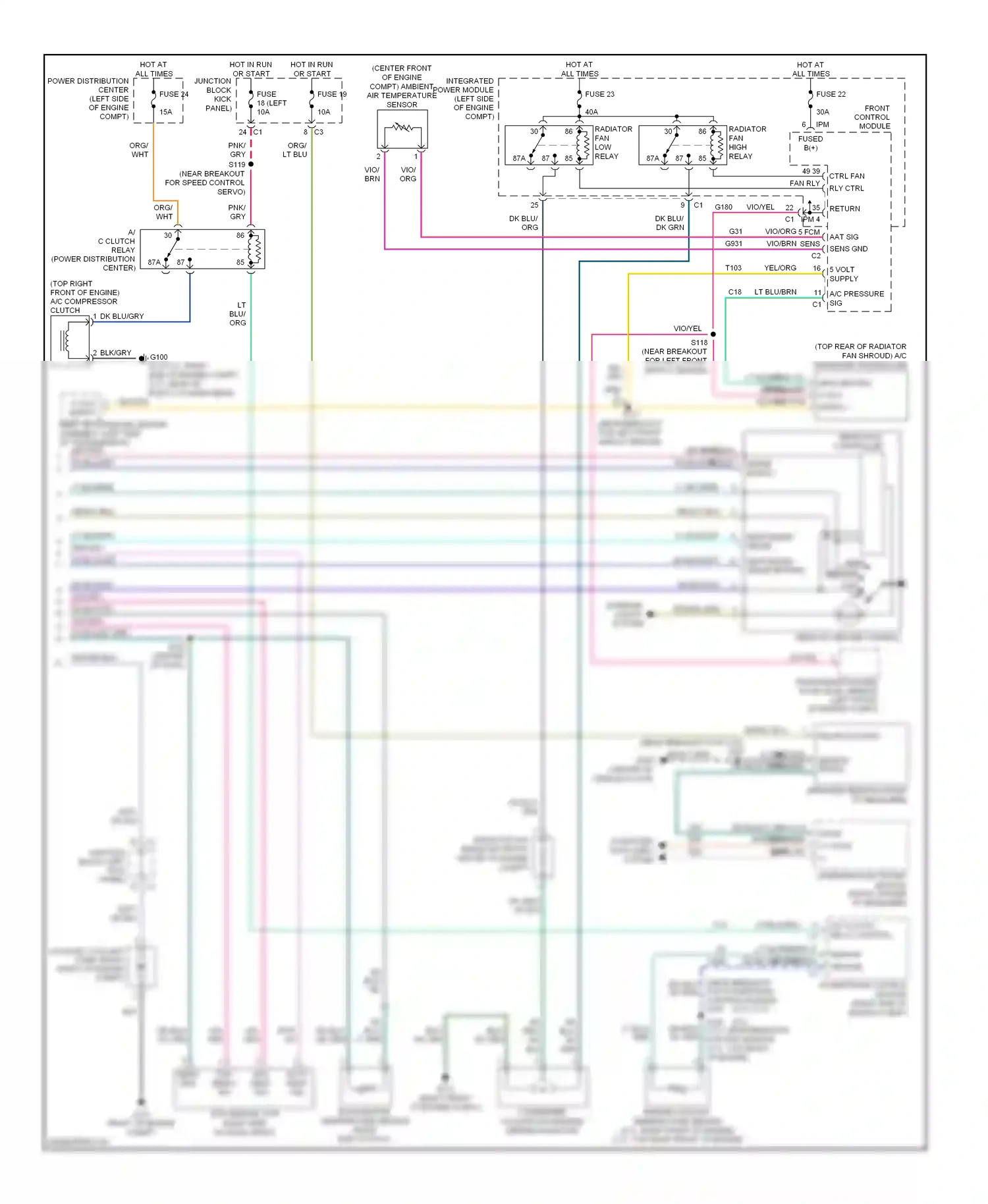 Dodge Durango II facelift (2006-2009) computer data lines system wiring diagram  (4 of 38)