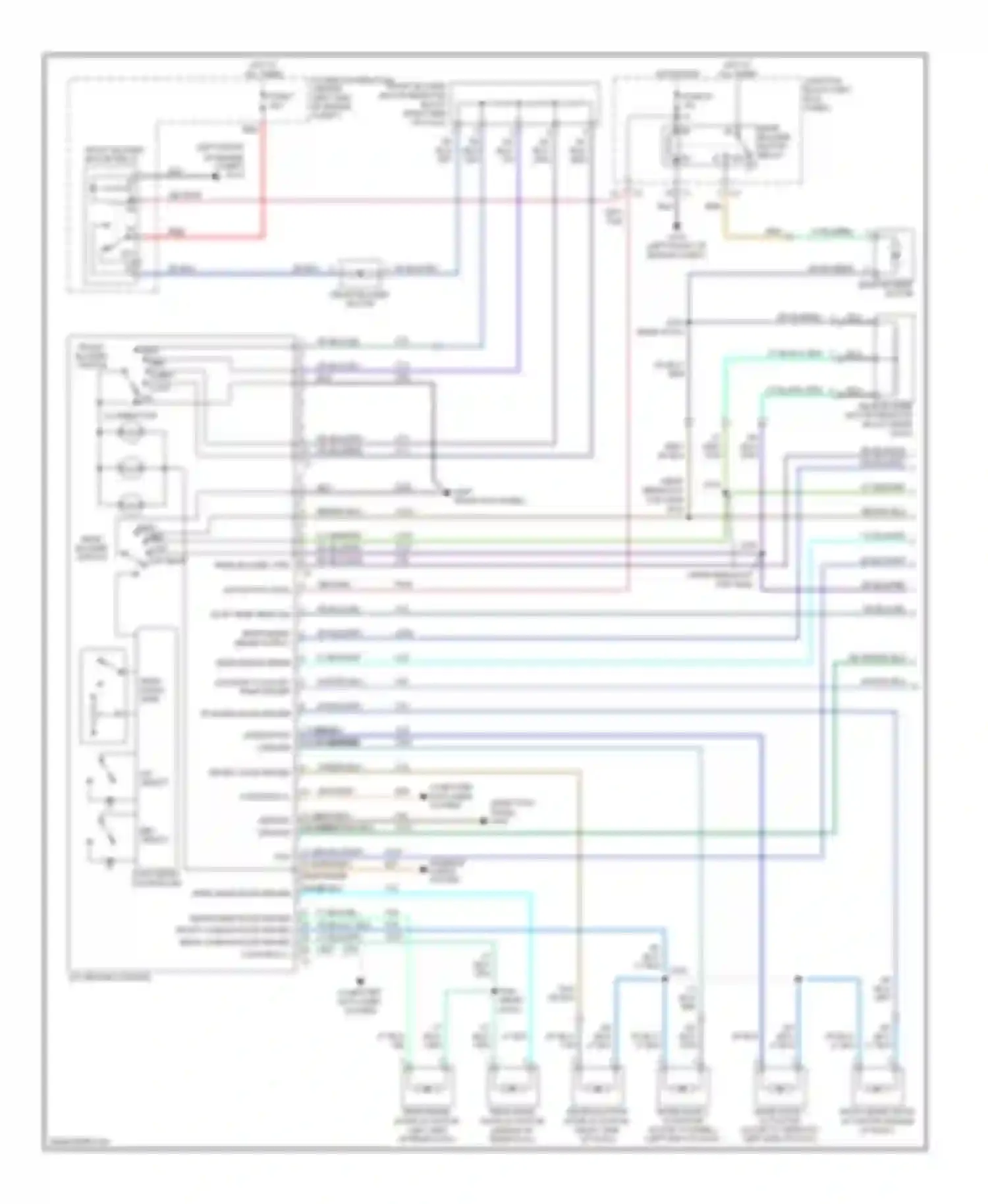 Durango Dodge II (2003-2006): Manual a/c circuit (1 of 2)