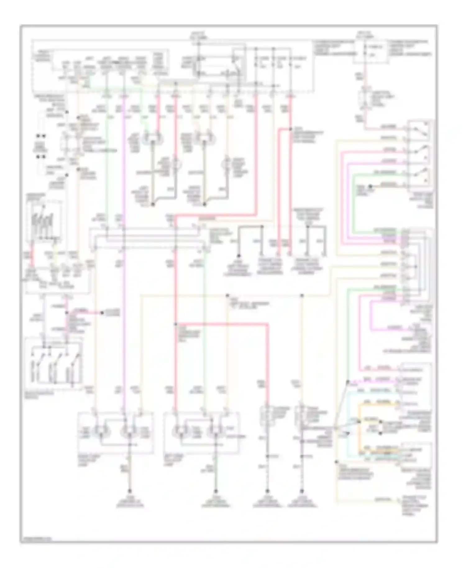 Durango Dodge II (2003-2006): Exterior lamps circuit