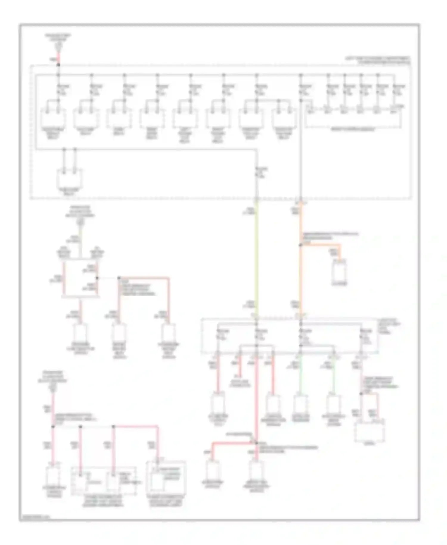 Durango Dodge II (2003-2006): Power distribution circuit (3 of 3)