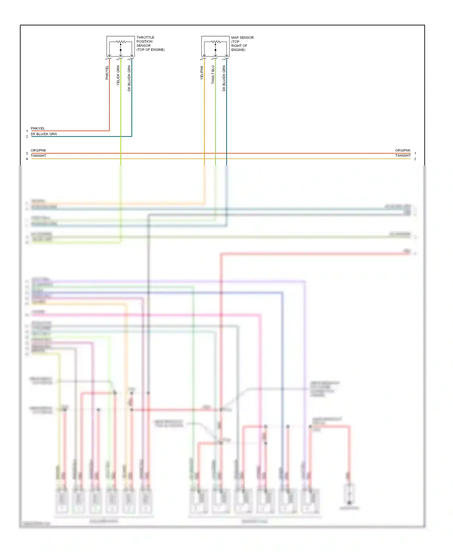 Dodge Durango II (2003-2006) capacitor wiring diagram  (1 of 2)