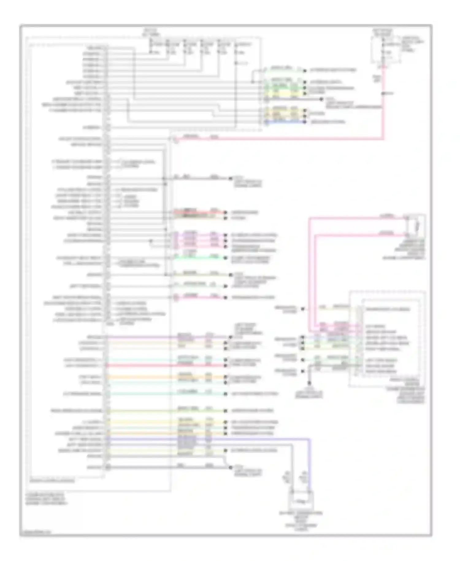 Wiring diagram driver right low beam for Dodge Durango II (2003-2006) (1 of 1)