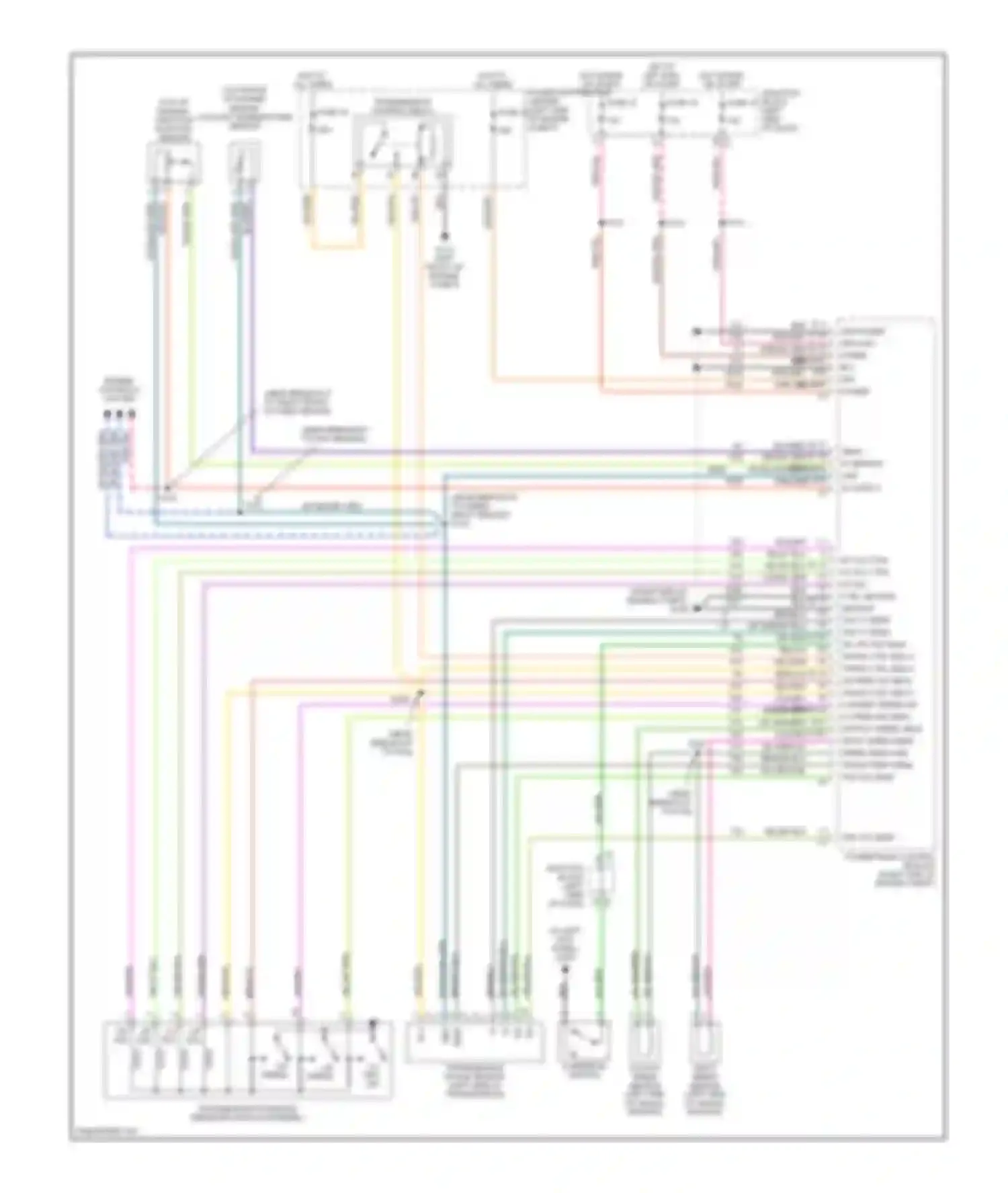 Wiring diagram fuse 19 for Dodge Durango II (2003-2006) (11 of 18)