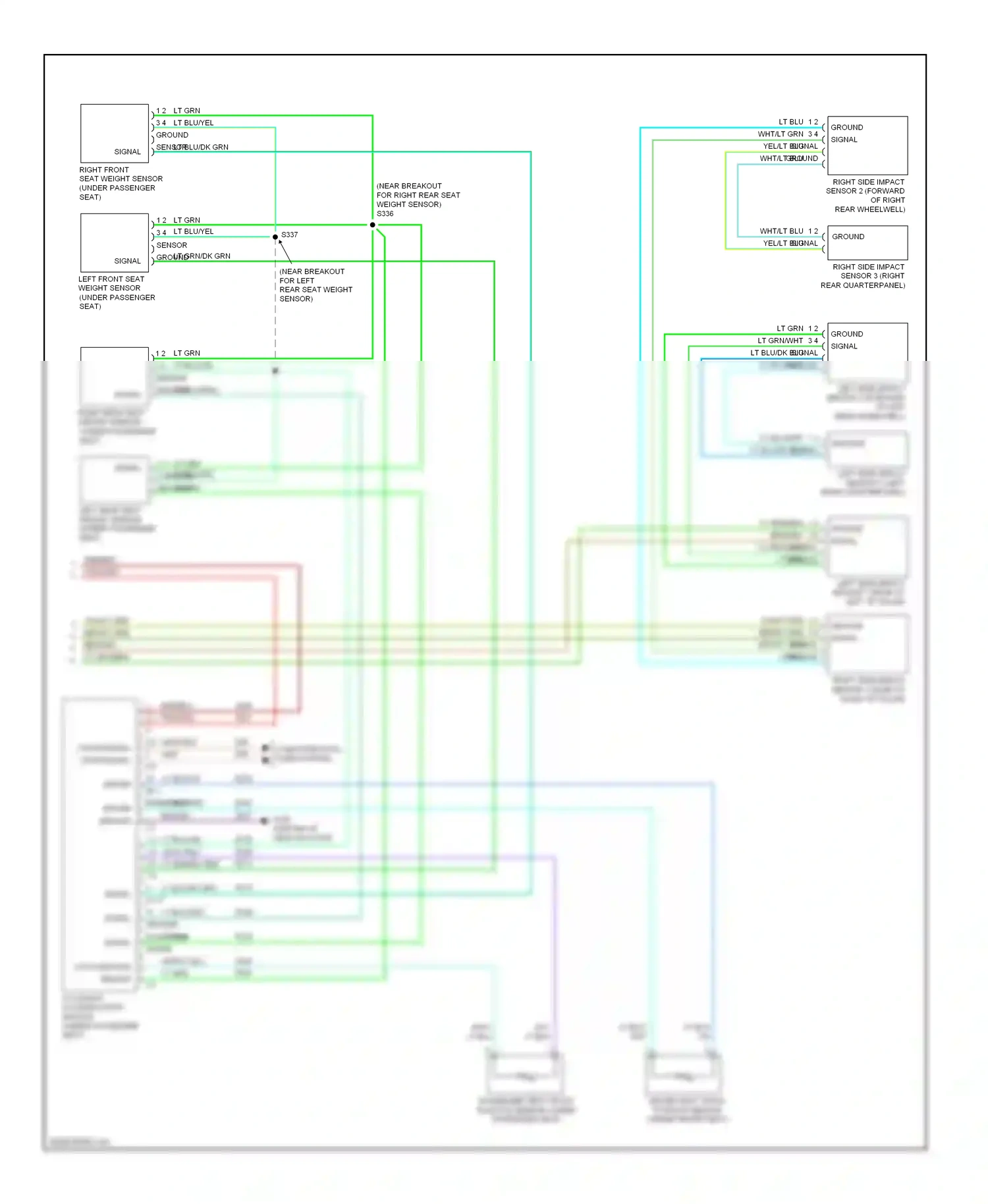 Dodge Durango II (2003-2006) lt blu/org wiring diagram  (6 of 9)