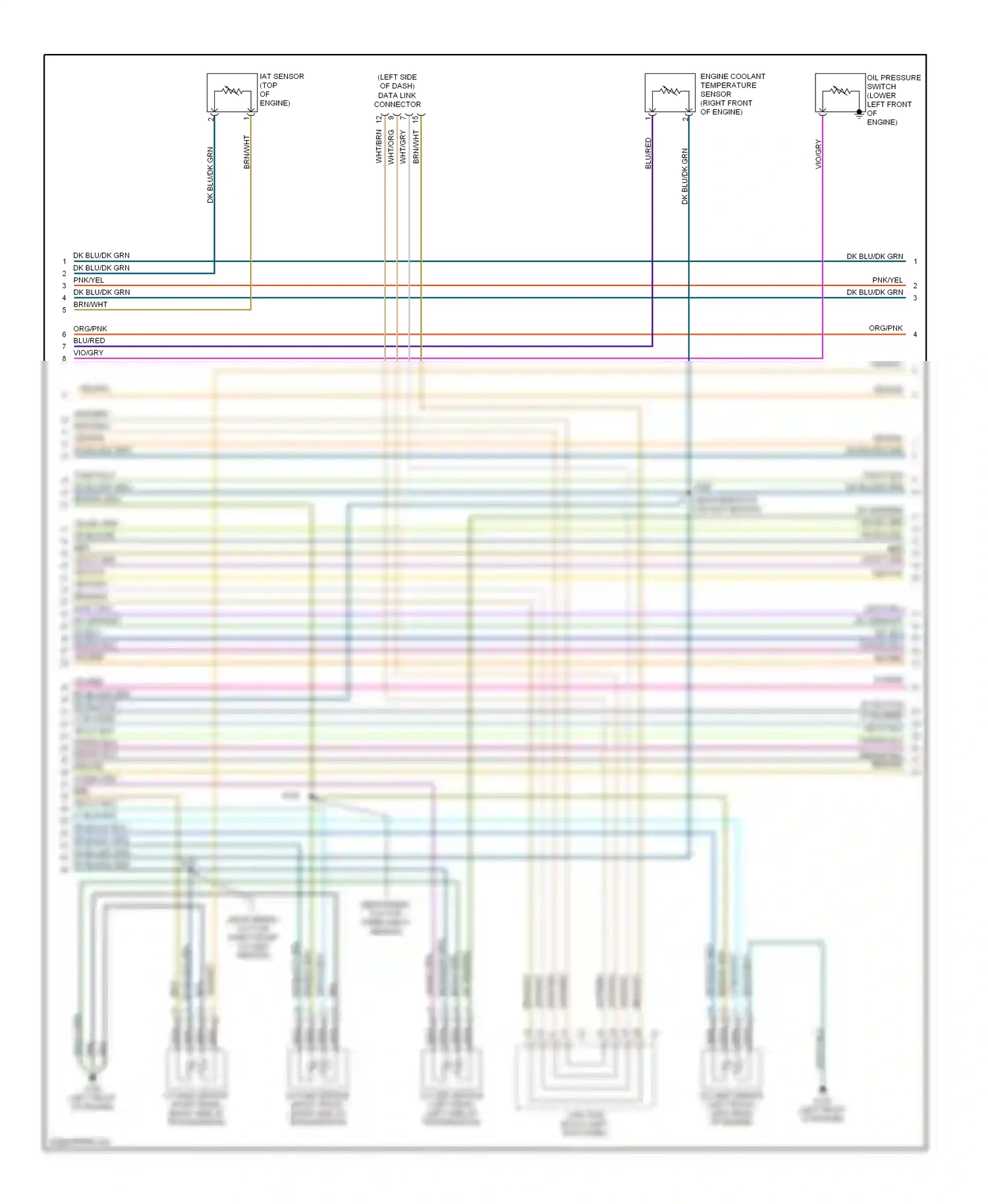 Dodge Durango II (2003-2006) lt blu/red wiring diagram  (9 of 15)
