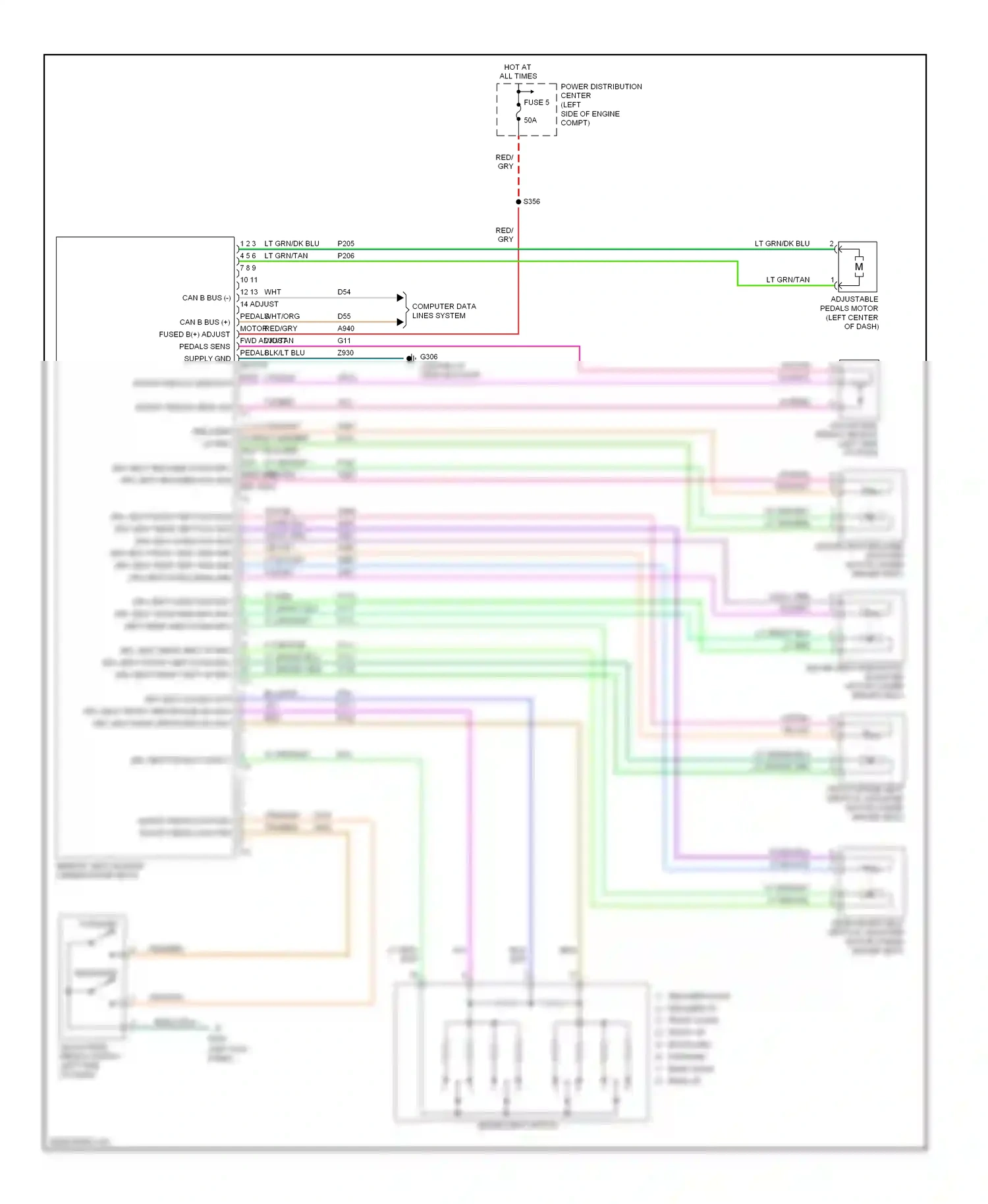Dodge Durango II (2003-2006) red wiring diagram  (26 of 41)