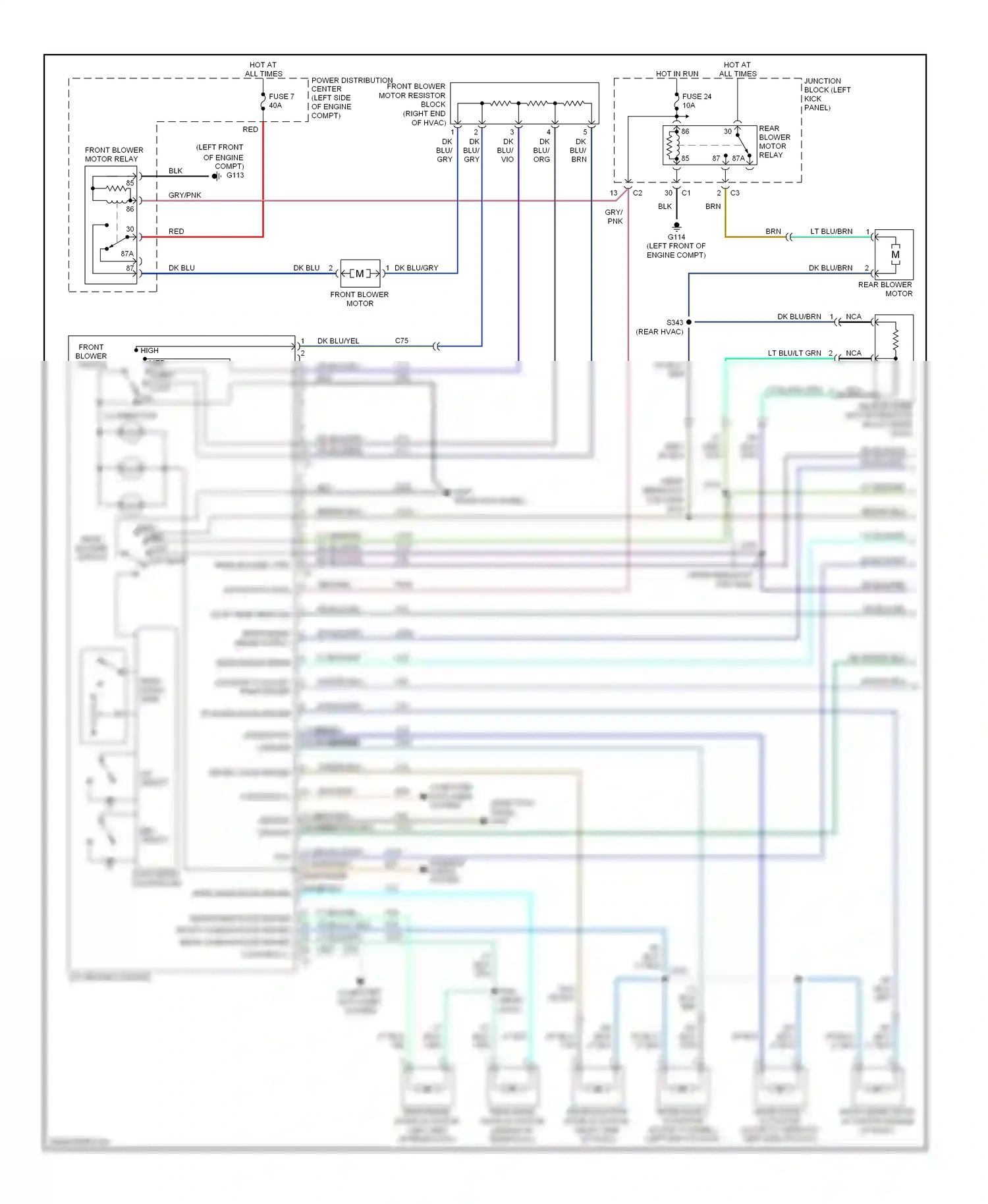 Dodge Durango II (2003-2006) red wiring diagram  (7 of 41)