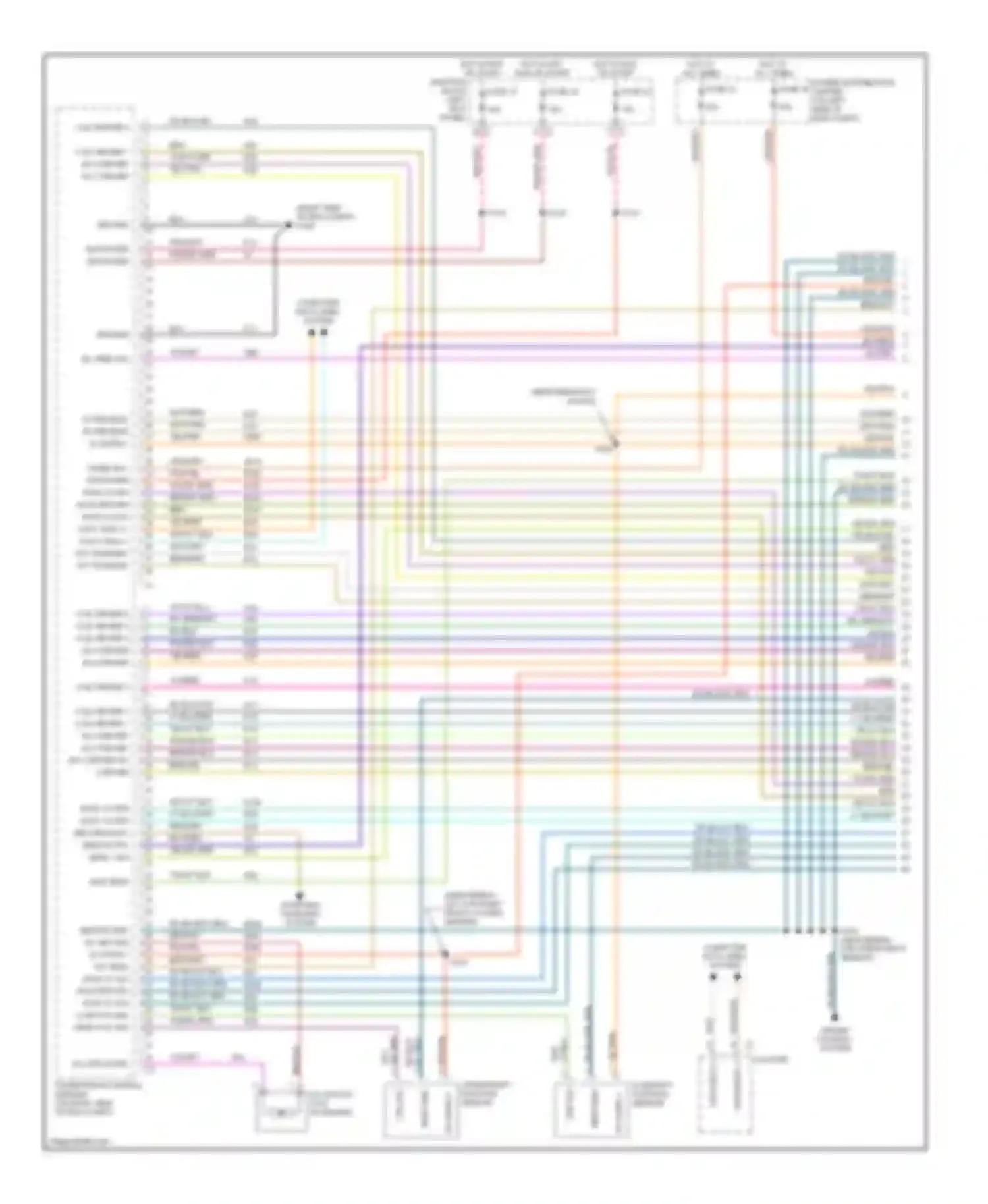 Wiring diagram sens gnd for Dodge Durango II (2003-2006) (4 of 7)