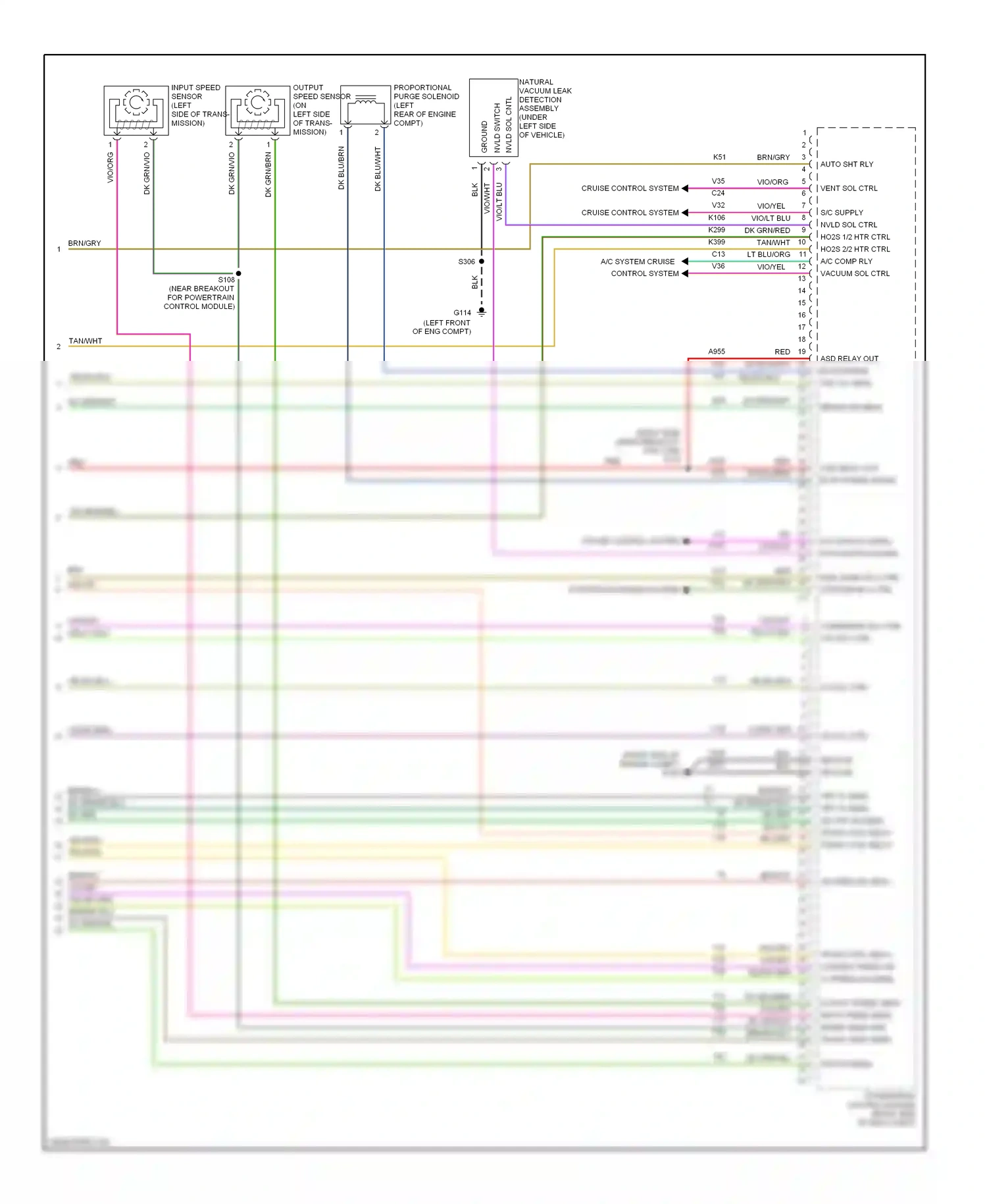Dodge Durango II (2003-2006) starting/charging system wiring diagram  (1 of 3)