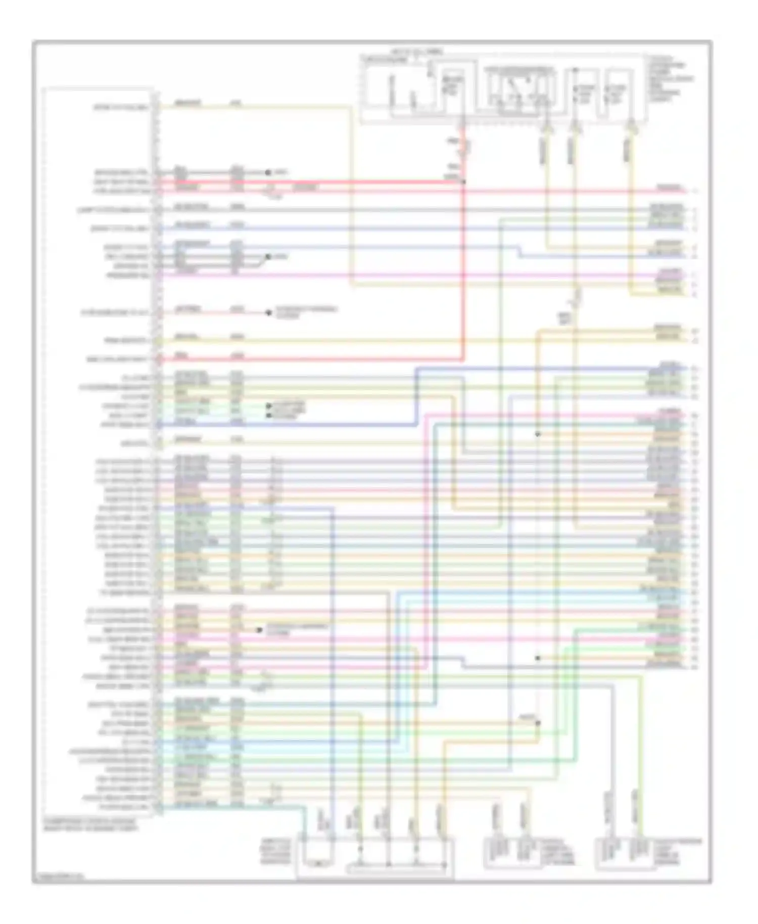 Durango Dodge III (2010-2013): Wiring diagram engine performance 3.6l flex fuel (1 of 4)