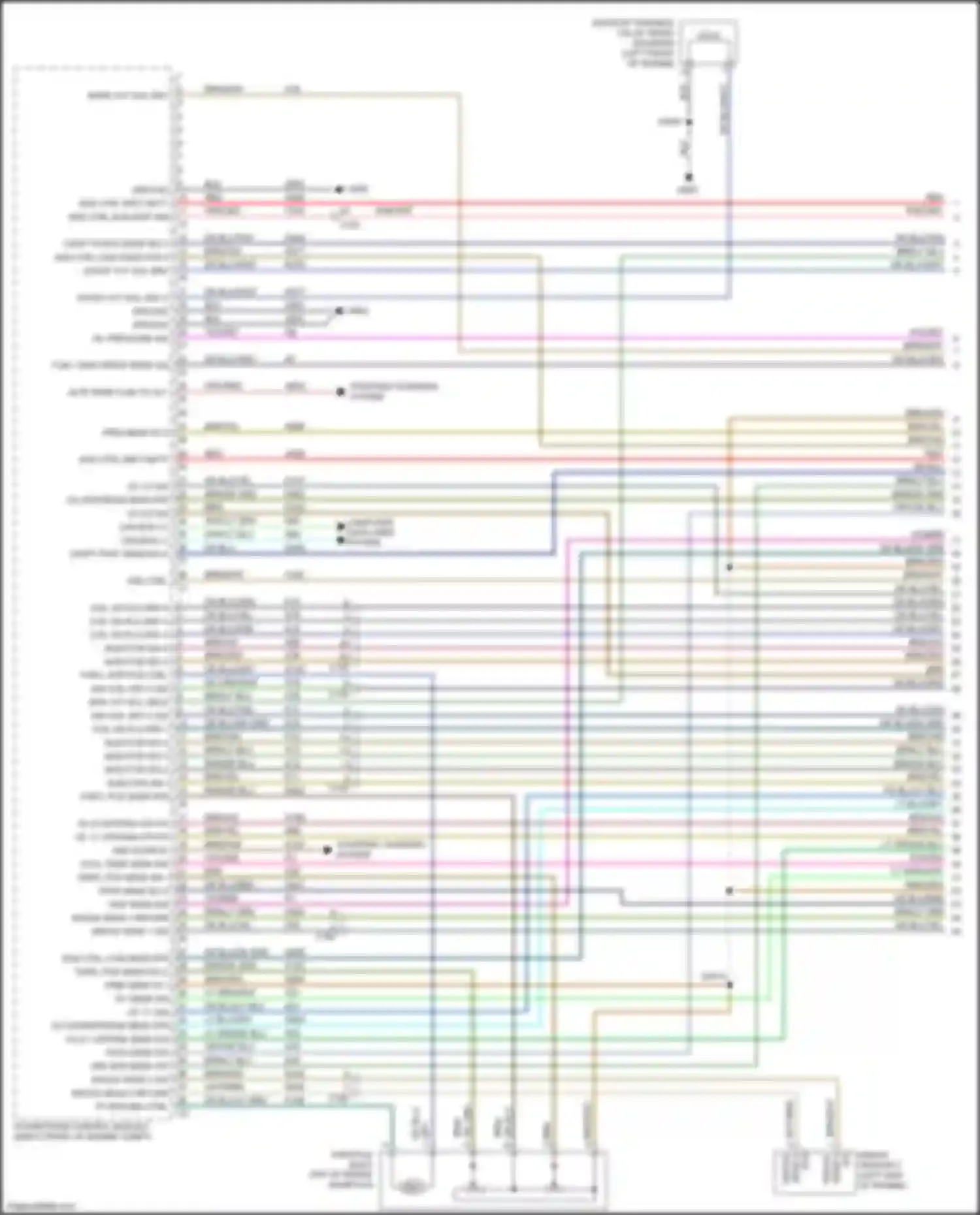 Durango Dodge III (2010-2013): Wiring diagram engine performance 3.6l flex fuel (1 of 5)