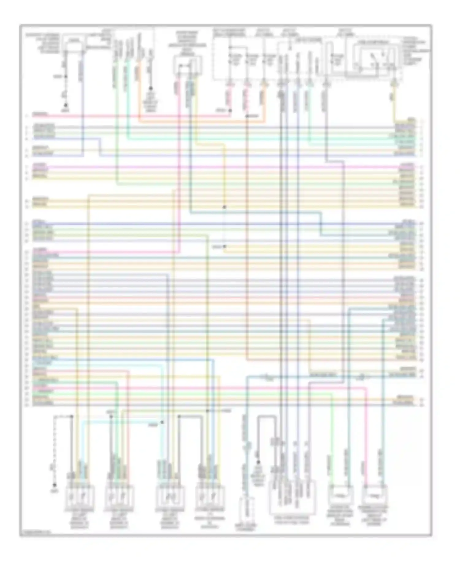 Durango Dodge III (2010-2013): Wiring diagram engine performance 3.6l flex fuel (2 of 4)