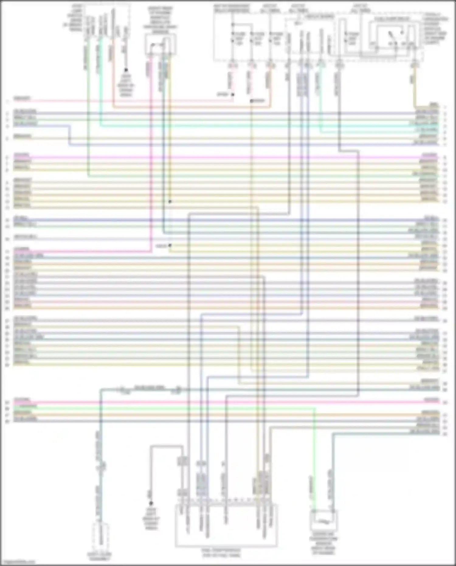 Durango Dodge III (2010-2013): Wiring diagram engine performance 3.6l flex fuel (3 of 5)