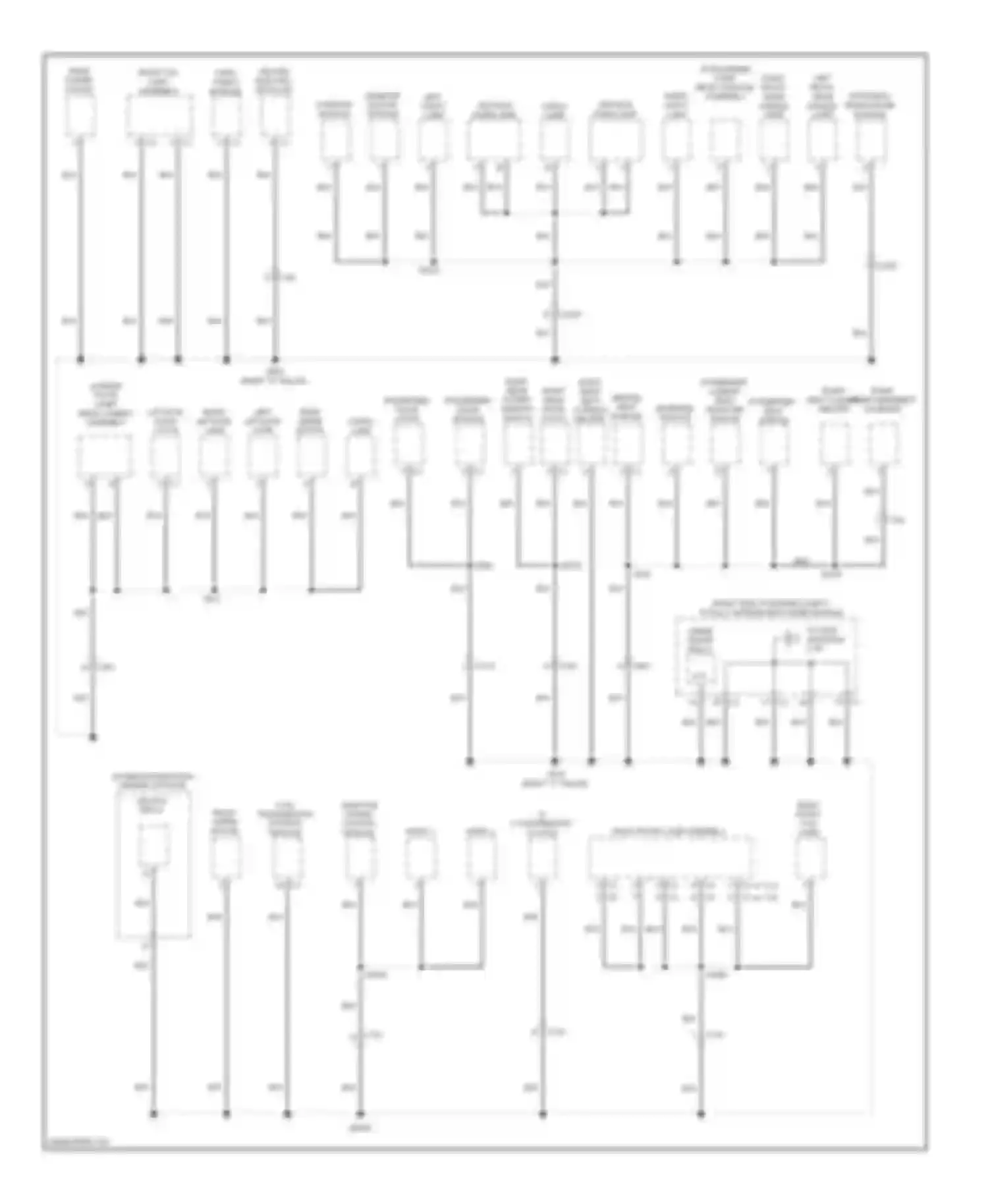 Durango Dodge III (2010-2013): Ground distribution circuit (3 of 3)