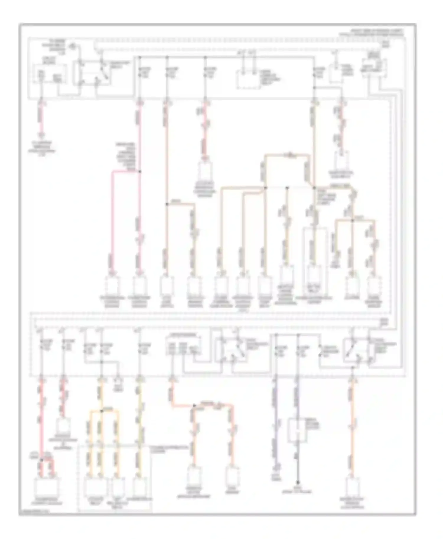 Durango Dodge III (2010-2013): Power distribution circuit (3 of 4)