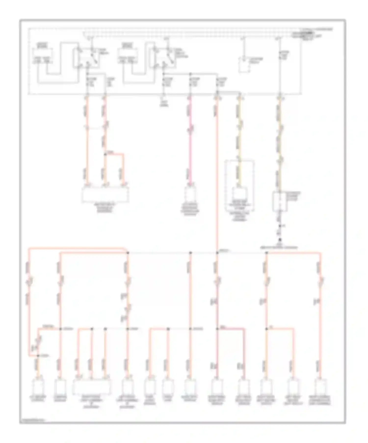 Durango Dodge III (2010-2013): Power distribution circuit (4 of 4)