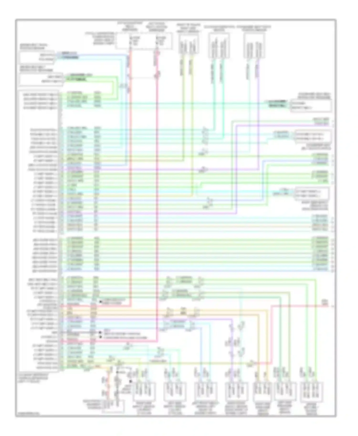 Durango Dodge III (2010-2013): Supplemental restraints circuit (1 of 2)