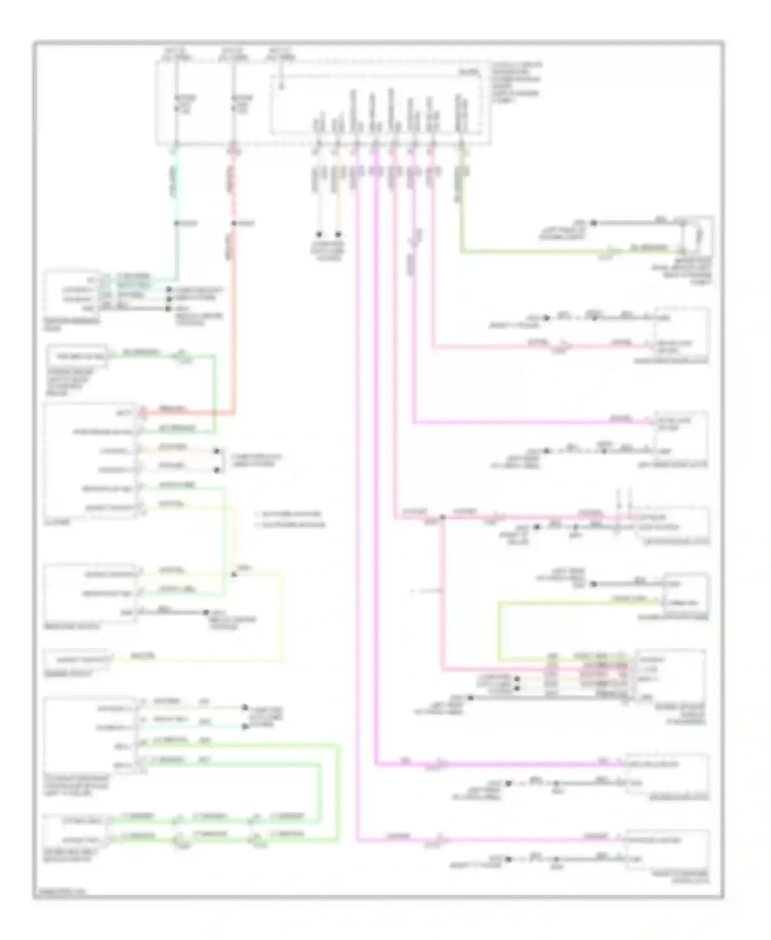 Durango Dodge III (2010-2013): Chime circuit